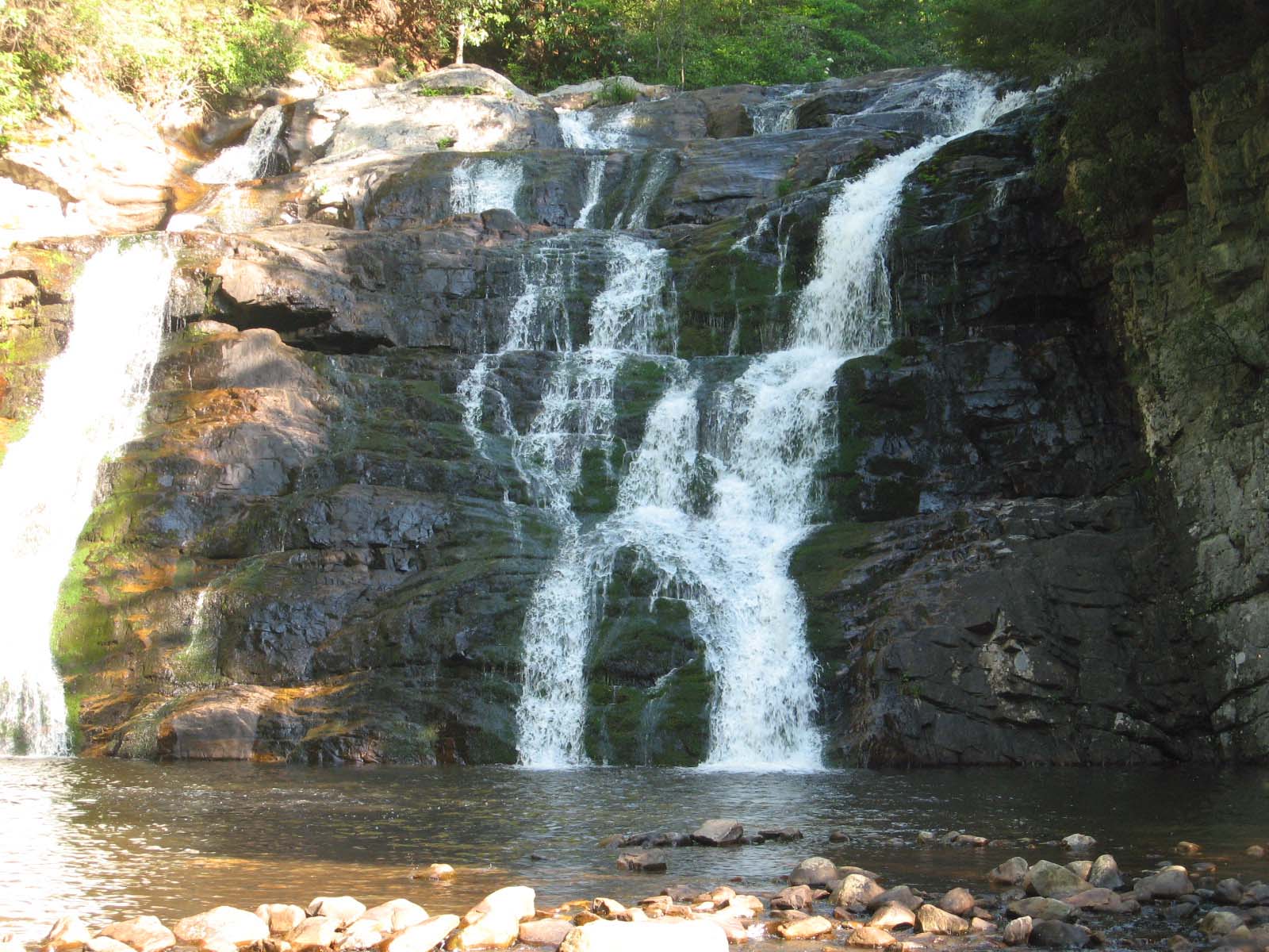 Laurel Fork Waterfall just after Kincora Hostel.