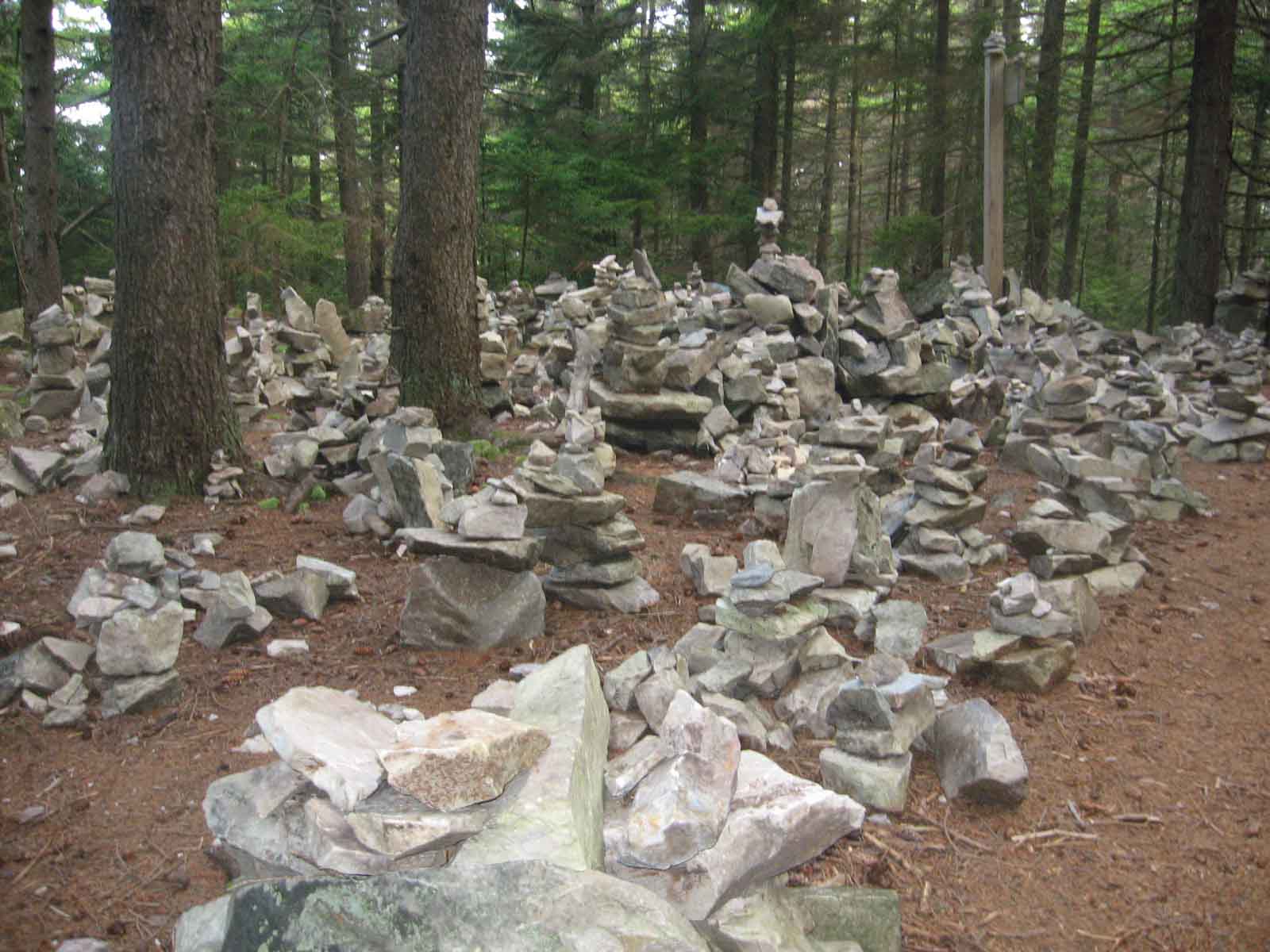 The cool rock sanctuary near Killington Mountain.