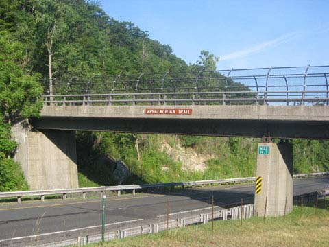 The Appalachian Trail going over Interstate 90 in MA. (John Fegy/2007)