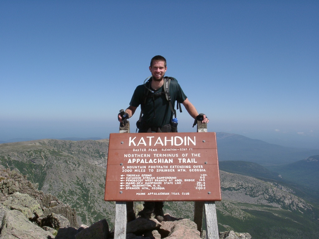 Our goal. To reach Mount Katahdin.